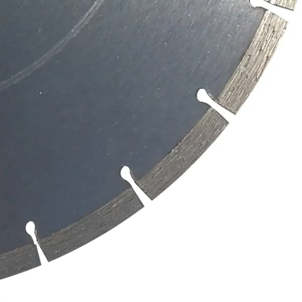 Close-up of a GX100 Diamond Blade segment with sintered edge