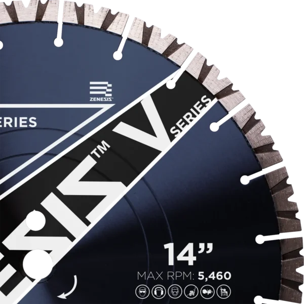Zenesis V 15mm Segment General Concrete Diamond Blade - Image 4