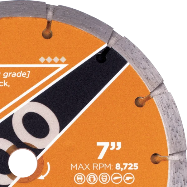 Diamond Vantage X200 Double Tuckpoint Mortar Diamond Blade - Image 4