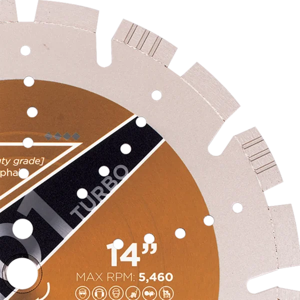 Diamond Vantage AP201 All Purpose Turbo Segment Diamond Blade - Image 4