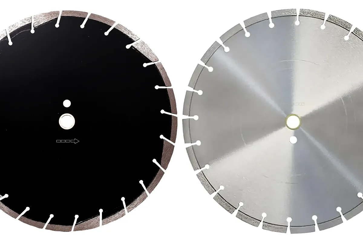 Segmented diamond blades for concrete and asphalt cutting