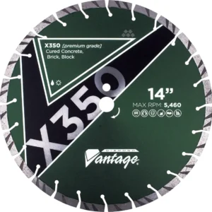 Diamond Vantage X350 premium general purpose concrete diamond blade